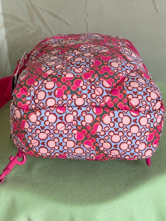 VERA BRADLEY X DISNEY LORMAN SLING BACKPACK:NWT MICKEY MOUSE KALEIDOSCOPE PINK main image 6